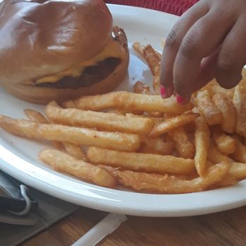 Sunrise Eatery - Cheeseburger and French fries. - American Near Me - Zephyrhills, Florida Sunrise Eatery - Cheeseburger and French fries. - American Near Me - Zephyrhills, Florida