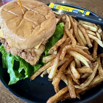 Double Drop Bar & Grill - Chicken fried steak burger... - Bars Near Me - Freer, Texas