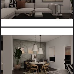 The interior designer 3D rendering