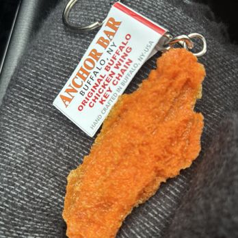 Anchor Bar - Wing keychain - Chicken Wings Near Me - Buffalo, New York