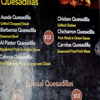 La cocina de la abuela - Menu - Quesadillas - Mexican Near Me - Lone Tree, Colorado La cocina de la abuela - Menu - Quesadillas - Mexican Near Me - Lone Tree, Colorado
