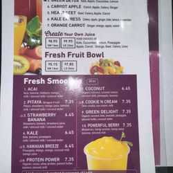 Shaka - Menu