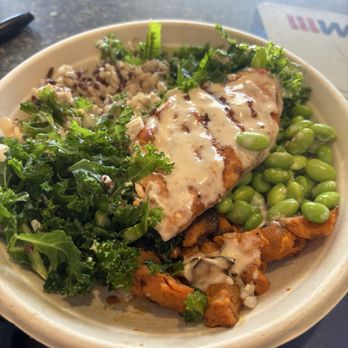 Urbane Cafe - Salmon Bowl - Salad Near Me - Azusa, California