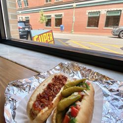 Super Weenie - Lunch view.