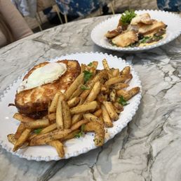 Croque Monsieur and Coquette Benedict Croque Monsieur and Coquette Benedict