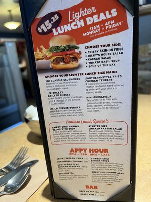 Menu photo 1 Ricky's Country Restaurant Coquitlam, BC Menu photo 1 Ricky's Country Restaurant Coquitlam, BC