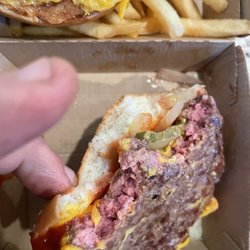 McDonald's - Raw quarter pounder w/ cheese
