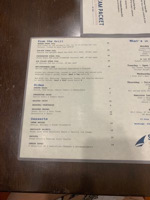 Menu photo 1 Steam Packet Hotel Williamstown, VIC Menu photo 1 Steam Packet Hotel Williamstown, VIC