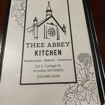 Thee Abbey Kitchen - Front menu - American Near Me - Arcadia, Missouri
