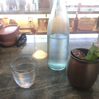 Mayfield - sitting at the bar with my moscow mule; what else could i ask for? - New American Near Me - San Juan Capistrano, California