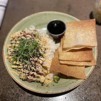 The Duck Dive - Ahi Poke with rice - Sports Bars Near Me - San Diego, California The Duck Dive - Ahi Poke with rice - Sports Bars Near Me - San Diego, California