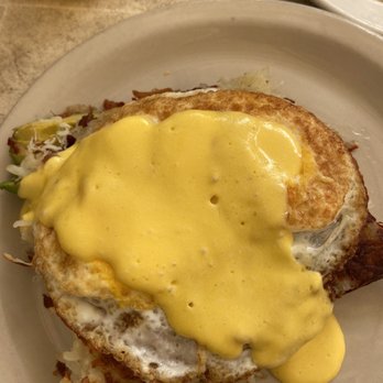 Don's Country Kitchen - Bea's Stuffed Hash Brown's with Hollandaise Sauce. This is to die for and you will be feeling stuffed! - Breakfast & Brunch Near Me - Oceanside, California Don's Country Kitchen - Bea's Stuffed Hash Brown's with Hollandaise Sauce. This is to die for and you will be feeling stuffed! - Breakfast & Brunch Near Me - Oceanside, California