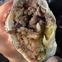 Inside cabeza burrito