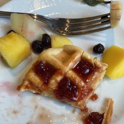 Le Pain Quotidien - The waffle with fruit that I already dug into