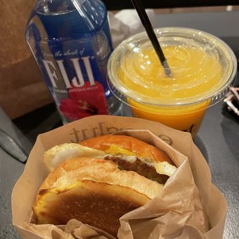 Eggslut - Sausage, Egg & Cheese sandwich and Fresh Orange Juice - Breakfast & Brunch Near Me - Las Vegas, Nevada