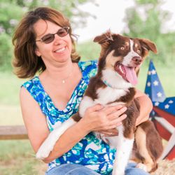 Heart of Gold Animal Wellness - Rilee and I at J-Canine in Rosenberg. Photo courtesy of Cat and Luke Photograpy.