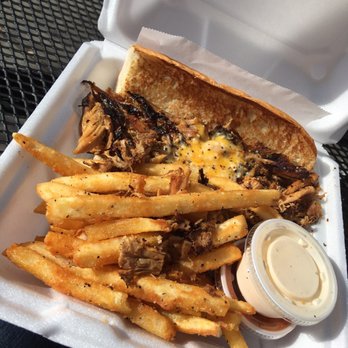 Knuckle Sandwiches - PBR BQ with cheddar instead of swiss - New American Near Me - Augusta, Georgia Knuckle Sandwiches - PBR BQ with cheddar instead of swiss - New American Near Me - Augusta, Georgia