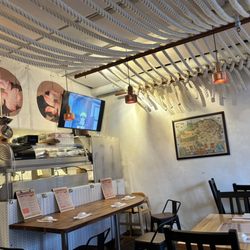 Inside restaurant