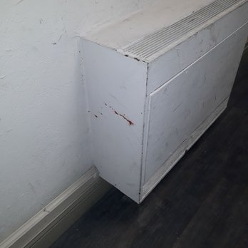 Mayflower Apartments - A blood splatter where the broken door shut on a dogs tail and cut off a couple inches - Apartments Near Me - Virginia Beach, Virginia Mayflower Apartments - A blood splatter where the broken door shut on a dogs tail and cut off a couple inches - Apartments Near Me - Virginia Beach, Virginia