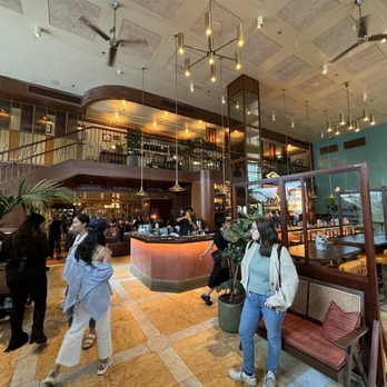 Dishoom Canary Wharf - Main entrance area - Indian Near Me - London, XGL