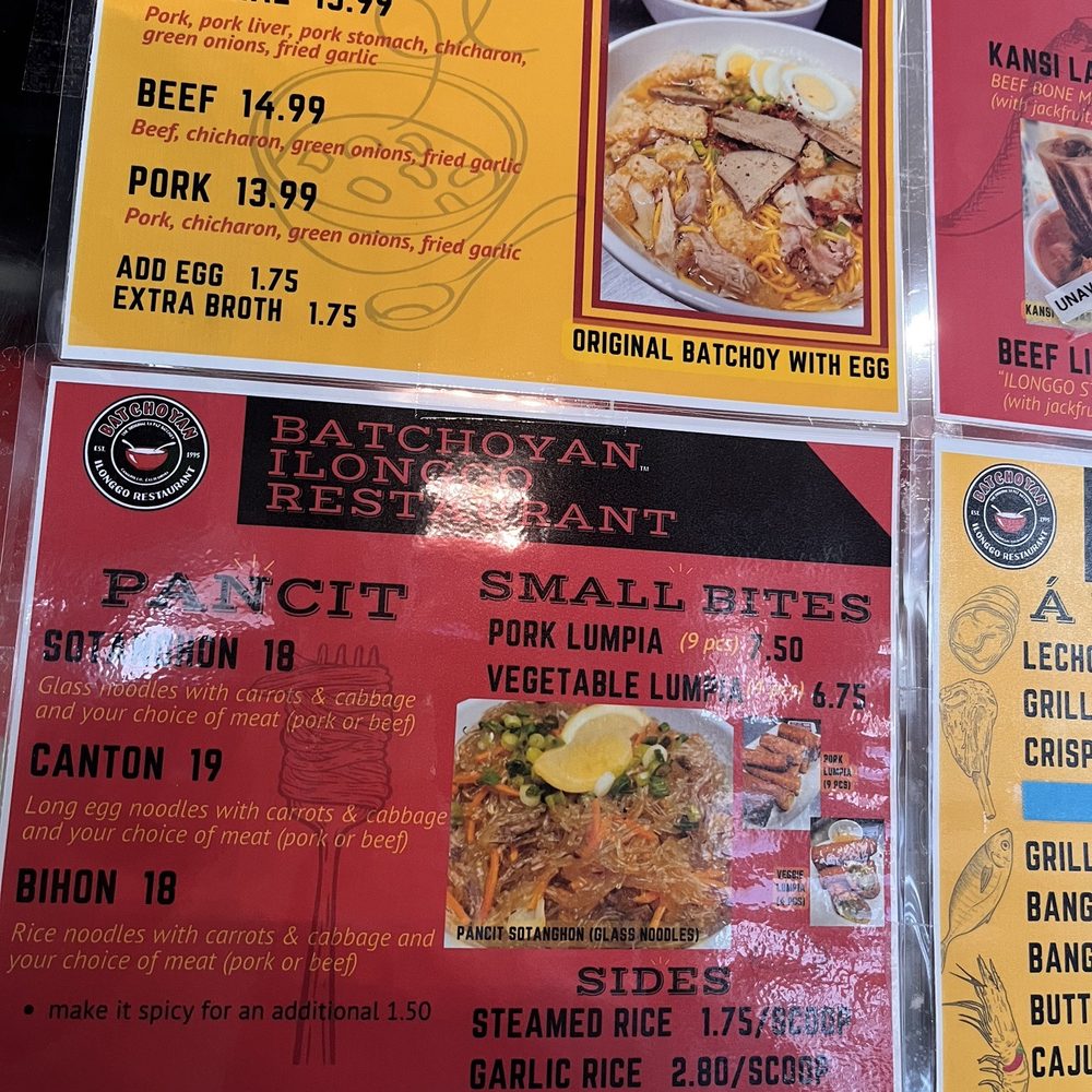 Batchoyan Ilonggo Restaurant - Menu - Filipino Near Me - Camarillo, California Batchoyan Ilonggo Restaurant - Menu - Filipino Near Me - Camarillo, California