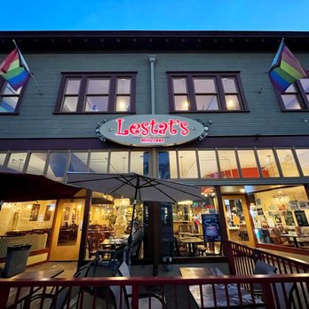 Lestat's Hillcrest - Imposing view of Lestat's front. They even have seats outside with umbrellas! Quaint. - Coffee & Tea Near Me - San Diego, California