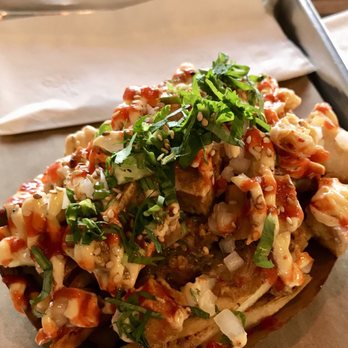 Chi'Lantro - The Original Kimchi Fries - soooo flavorful! It deserves all the hype. - Asian Fusion Near Me - Austin, Texas Chi'Lantro - The Original Kimchi Fries - soooo flavorful! It deserves all the hype. - Asian Fusion Near Me - Austin, Texas