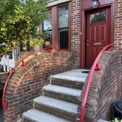 Asmus Welding - Ready painted hand railing instilled