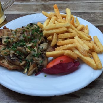 Zum Goldenen Ritter - Jaeger schnitzel - German Near Me - Budenheim, RP Zum Goldenen Ritter - Jaeger schnitzel - German Near Me - Budenheim, RP