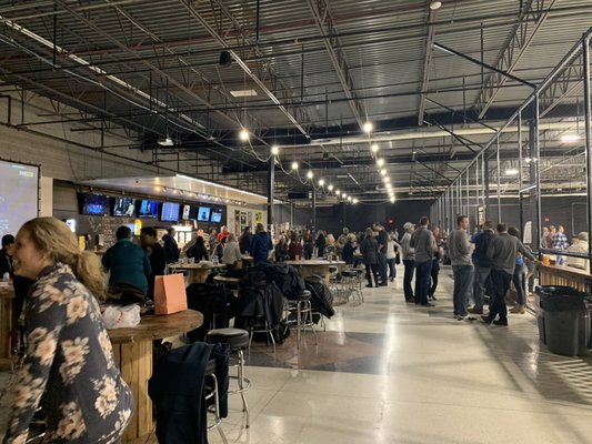 Corporate Team Building/Holiday Parties - We can accomodate groups from 2 to 600 easily in our 45,000 sq. ft.  Two fully stocked bars and 30 Fowling lanes!  Bring your own food or have it delivered/catered.  Numerous drink options, arcade area, and the best guest service!  Noone has to be an athlete to play - anyone can do it.  Get your team out for a fun and challenging outing!