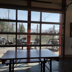 Giesenbrau Bier - Patio view from my table