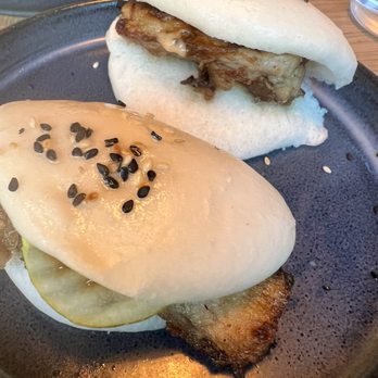 Dear Maud - Pork Belly Bao Buns. 2 stars. IG: @amei.eats - Cocktail Bars Near Me - Hoboken, New Jersey Dear Maud - Pork Belly Bao Buns. 2 stars. IG: @amei.eats - Cocktail Bars Near Me - Hoboken, New Jersey