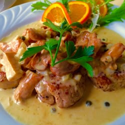 Gasthof Rockensüß - Schweinemedaillons in Pfeffersauce