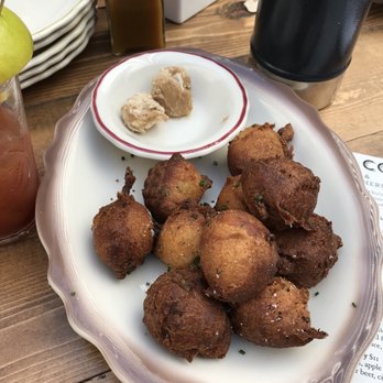Haberdish - Hushpuppies (try them with the housemade hot sauce!) - Southern Near Me - Charlotte, North Carolina
