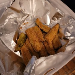 Foster's Cafe and Bar - Fried pickles