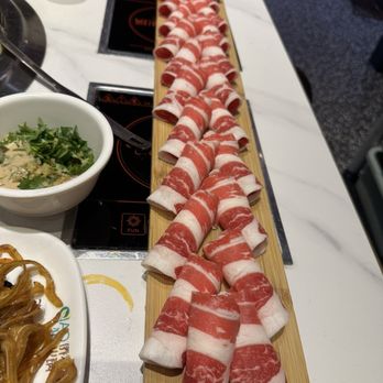 Qiao Lin Hotpot - Seattle - One meter sliced beef - Hot Pot Near Me - Seattle, Washington Qiao Lin Hotpot - Seattle - One meter sliced beef - Hot Pot Near Me - Seattle, Washington