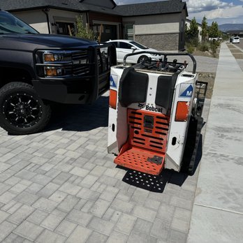 Mastera's Landscaping - Blocked truck in my own driveway with their tractor - Landscaping Near Me Mastera's Landscaping - Blocked truck in my own driveway with their tractor - Landscaping Near Me