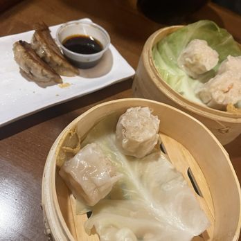 Hanabishi By Kyushu Ramen - Shrimp Shumai and Gyoza (5) - Japanese Near Me - Van Nuys, California Hanabishi By Kyushu Ramen - Shrimp Shumai and Gyoza (5) - Japanese Near Me - Van Nuys, California