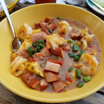 Sam's Beach Bar - Creole Shrimp N' Grits - Seafood Near Me - Hudson, Florida Sam's Beach Bar - Creole Shrimp N' Grits - Seafood Near Me - Hudson, Florida