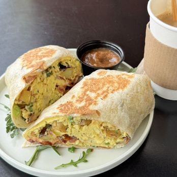 Everyday Eatery - Bacon Breakfast Burrito - Cafes Near Me - Irvine, California