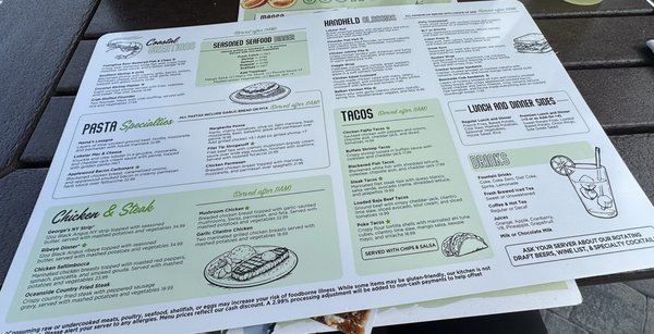 Menu photo 2 Oceanside Beach Bar and Grill Ormond Beach, FL