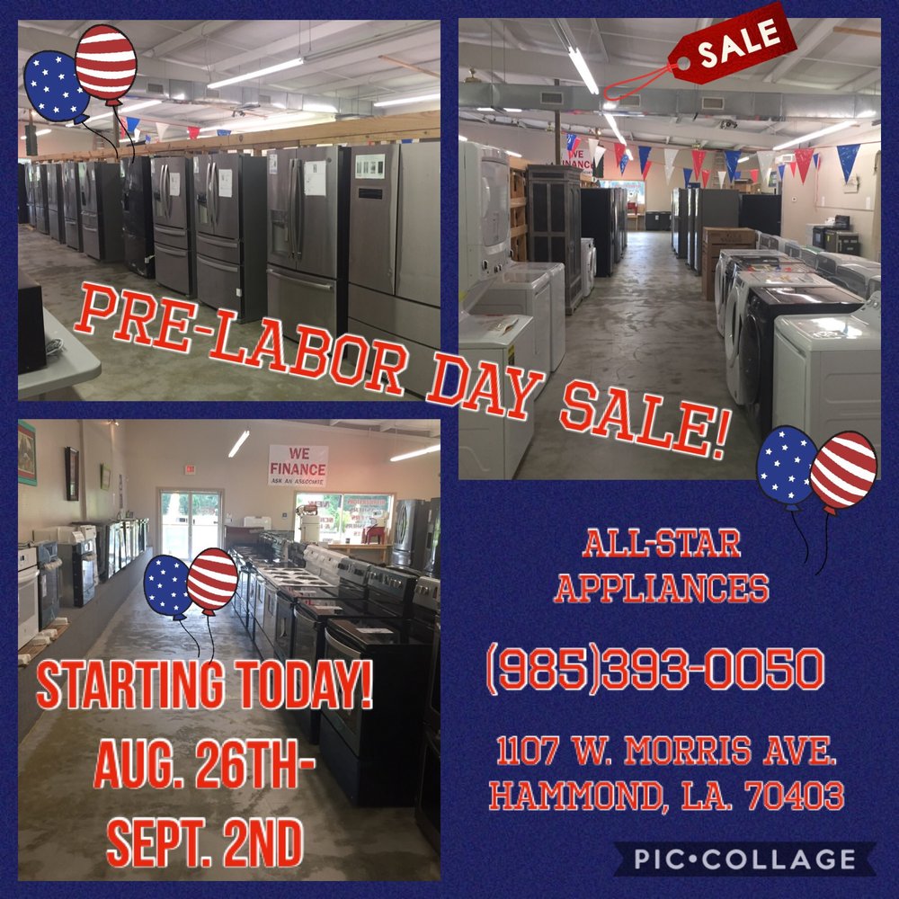 ALL STAR APPLIANCES 52 Photos 1107 West Morris Ave, Hammond, Louisiana Appliances Phone