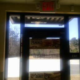 Speedy Cafe - The rear entrance/exit door. - pizza - Juice Bars & Smoothies Near Me - Alpharetta, Georgia