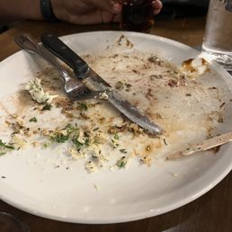 Why am empty plate, because it's that damn good Why am empty plate, because it's that damn good
