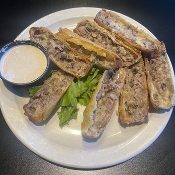 Peterlin's Restaurant & Bar - Cheesesteak spring rolls - American Near Me - Farmington, Michigan Peterlin's Restaurant & Bar - Cheesesteak spring rolls - American Near Me - Farmington, Michigan