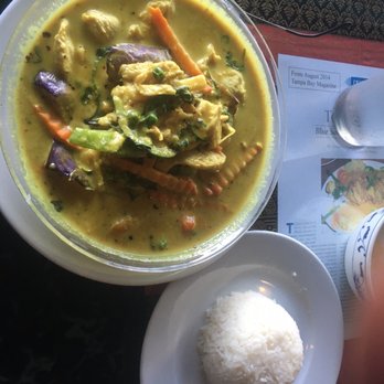 Blue Sake - Green Curry - chicken - Asian Fusion Near Me - Dunedin, Florida