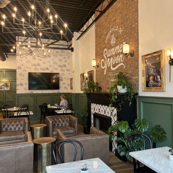 Summer Moon Coffee - the seating area of the restaurant - Coffee & Tea Near Me - Greenville, South Carolina Summer Moon Coffee - the seating area of the restaurant - Coffee & Tea Near Me - Greenville, South Carolina