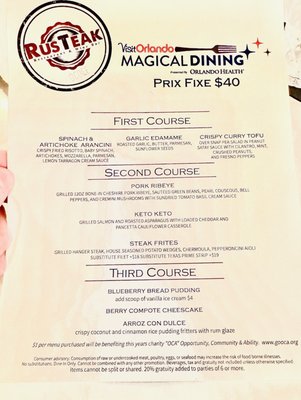 Menu photo 1 RusTeak Ocoee, FL
