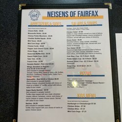 Neisen Bros Bar & Grill - Menu page 1