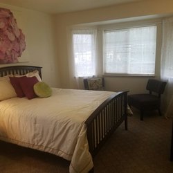 Creekside Continuing Care Community - Master bedroom of 2 bedroom cottage.
